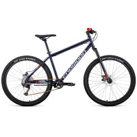 Велосипед Forward Sporting 27,5 X D темно-синий/красный 2022 г 17" RBK22FW27885