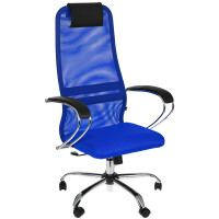 Компьютерное кресло Метта SU-B-8/подл.101/осн.003 синий