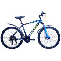 Велосипед Pioneer Pulse T 19 темно-синий/синий/желтый