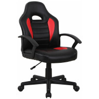 Кресло офисное Brabix Spark GM-201 черный/красный (532503)