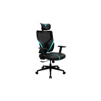 Кресло игровое ThunderX3 YAMA1-BC черный/голубой (TX3-YAMA1BC)