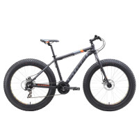 Велосипед Stark 2019 Fat 26.2 D черный/оранжевый/серый 1