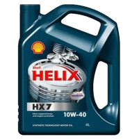 Масло полусинтетическое Shell Helix HX7 10W-40 4 л