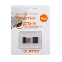 Флеш-диск Qumo 4GB Nano Black