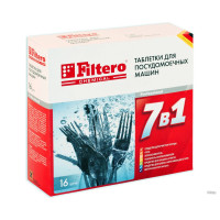 Таблетки для посудомоечных машин Filtero 7 в 1 16 шт