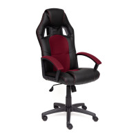 Кресло офисное TetChair Driver 36-6/13 черный/бордо