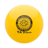 Мяч для художественной гимнастики TA Sport RGB-101 19 желтый