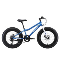 Велосипед Black One Monster 20 D (2020-2021) HD00000828 синий/серебристый