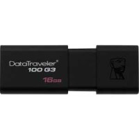 Флеш-диск Kingston 16Gb DataTraveler 100 G3 черный