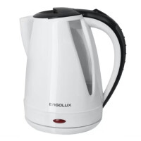 Чайник электрический Ergolux ELX-KP02-C32 белый/черный