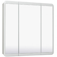 Зеркальный шкаф Runo Эрика 80 белый (УТ000003321)
