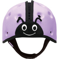 Шлем защитный для малышей SafeheadBABY Божья коровка, фиолетовый 12006