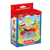 Развивающая игра Vladi Toys Мой маленький мир Овощи/фрукты (VT3106-03)