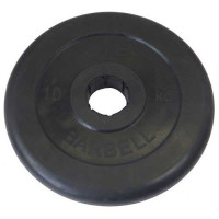Диск обрезиненный MB Barbell ATLET MB-AtletB50-10 (d-51) черный