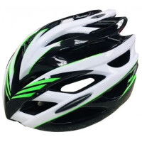 Шлем защитный Stels FSD-HL008 (600314) L зелено-черно-белый