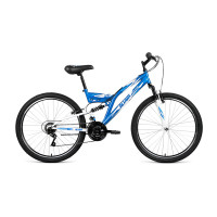 Велосипед Altair MTB FS 26 1.0 синий/белый RBKN92N6P004