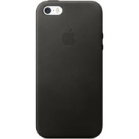Чехол Apple iPhone SE Leather Case Black (MMHH2ZM/A)