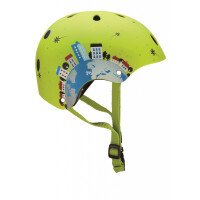 Шлем защитный Globber Printed Junior XXS/XS зеленый