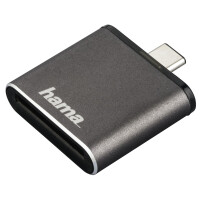 Устройство чтения карт памяти USB3.1 Hama H-124186 серый (00124186)