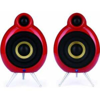 Полочная акустическая система Podspeakers MicroPod Active Pack BT, red