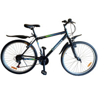 Велосипед Torrent City Cruiser матовый черный-голубой