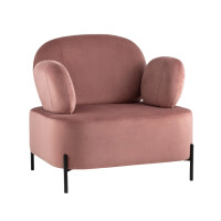 Кресло Stool Group Кэнди велюр пыльно-розовый