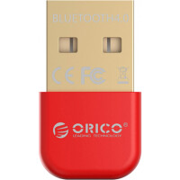 Сетевой адаптер Orico USB Bluetooth BTA-403 красный