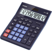 Калькулятор Casio GR-12-BU темно-синий