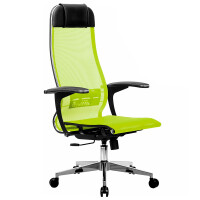 Офисное кресло Метта К-4-Т хром светло-зеленый 532448