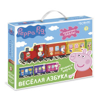 Обучающий набор Origami Peppa Pig Паровозик Веселая Азбука 02361