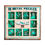 Набор металлических головоломок Eureka! 3D Puzzle 10 шт зеленый (473357)