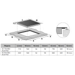 Встраиваемая индукционная варочная панель Weissgauff HI 750 BSC Dual Flex