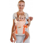 Рюкзак- кенгуру Baby Active Lux (бежево-оранжевый)