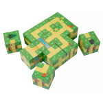 Кубики Айрис-Пресс Контуры. 50 игр для развития интеллекта 65244