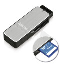 Устройство чтения карт памяти USB3.0 Hama H-123900 серебристый (00123900)
