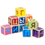 Кубики Alatoys Азбука окрашенные 12шт (КБА1202)
