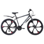Велосипед Black One Onix 26 D FW (H000013929) черный/голубой