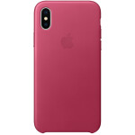 Чехол для телефона Apple iPhone X Leather Case Fuchsia MQTJ2ZM/A Pink