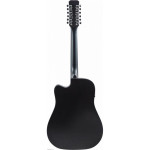 Электроакустическая гитара JET JDEC-255/12 BKS