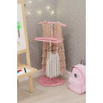 Вешалка для одежды Калифорния мебель Сердечко (детская) розовый