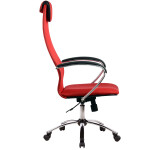 Компьютерное кресло Метта BK 8 CH 22 красная сетка/хром
