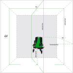 Лазерный уровень ADA 3 D Liner 4 V Green
