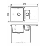 Кухонная мойка Polygran BRIG-870№16