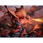 Пазл Prime 3D Огненный дракон 10090