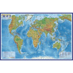 Карта Globen Мир Физический 1:29 (КН039)