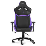 Кресло игровое WARP Gr черный/фиолетовый