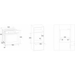 Встраиваемый электрический духовой шкаф LuxDorf B6EO16050