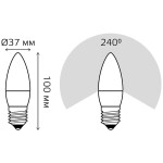 Упаковка светодиодных ламп Gauss 103102207x10