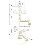 Душевая система Bronze de Luxe Windsor 10120PF