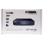 TV-тюнер Cadena CDT-1651SB черный